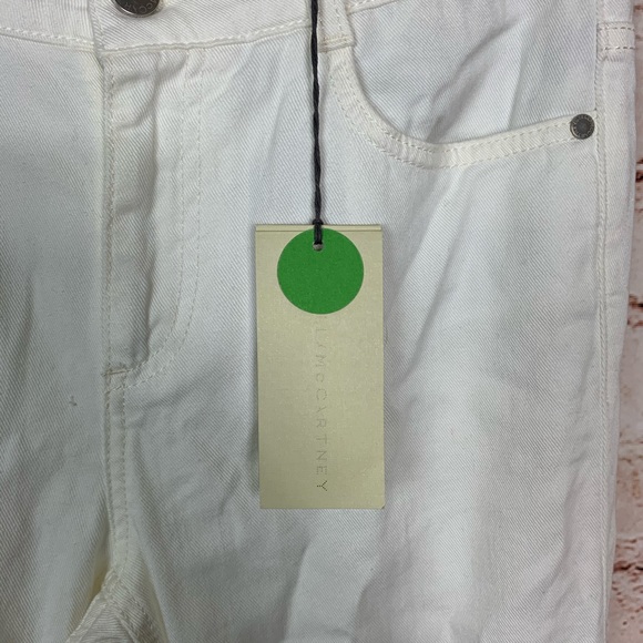 Stella McCartney Flare Leg White Jeans - Picture 5 of 12